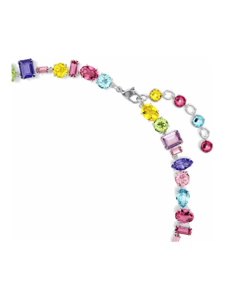 Naszyjnik Swarovski szary