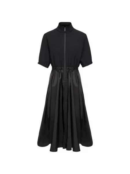 Sukienka midi Moncler do kolan garniturowa czarna