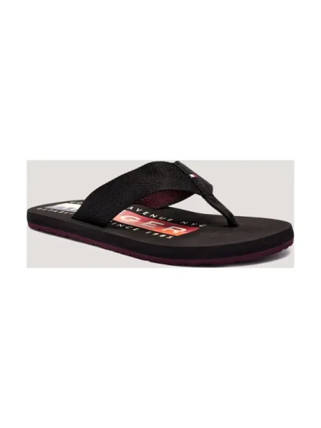 Șlapi Tommy Hilfiger negru