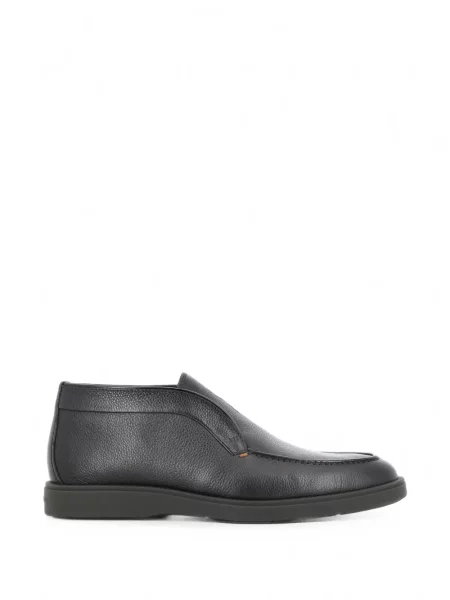 Botine Santoni din piele negru