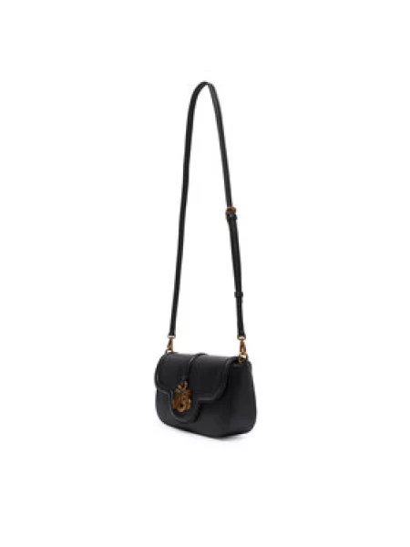 Just Cavalli crossbody torbica iz umetnega usnja črna