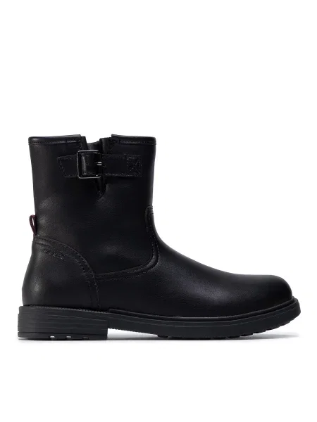 Ботуши Geox J Eclair G.B D черен