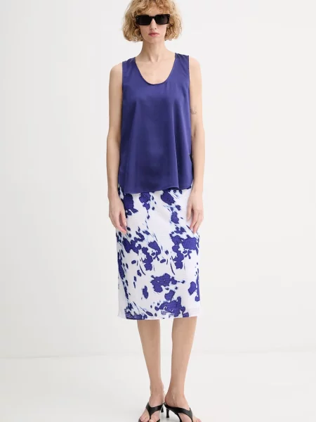 Calvin Klein bluza vijolična