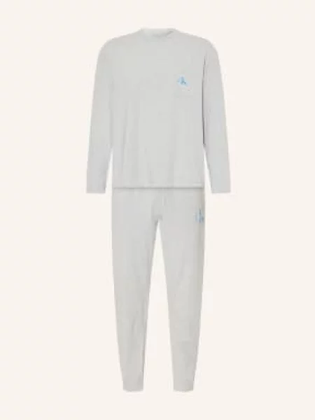 Calvin Klein Piżama Monogram grau szara