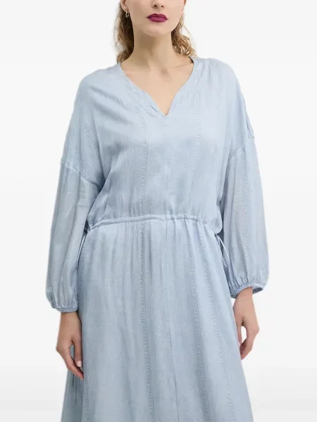 Rochie maxi Bruuns Bazaar până la genunchi de costum albastru
