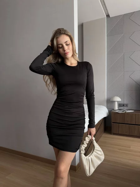Платье мини Uaclothes черное