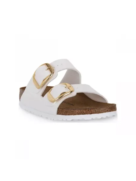 Birkenstock Bőr papucs Arizona fehér