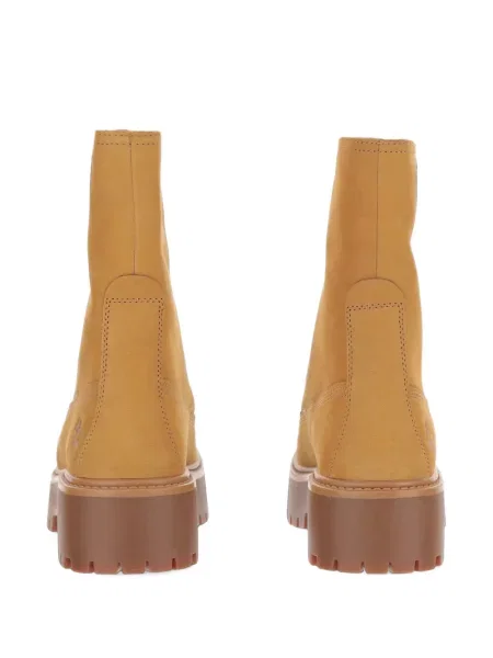 Скейт & стрийт боти Timberland на платформе камъни жълто