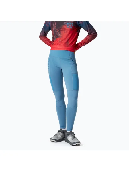 Pantaloni de ciclism pentru femei Endura Singletrack blue steel albastru