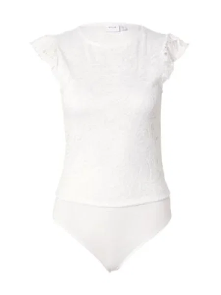 VILA Tricou body STASIA alb
