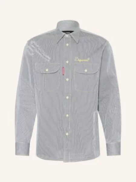 Košile Comfort Fit modrá bílá