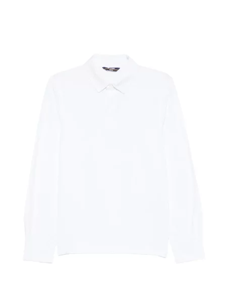Tricou polo K-way alb