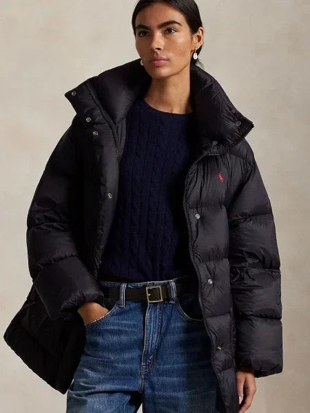 Polo Ralph Lauren geacă de puf de iarnă negru
