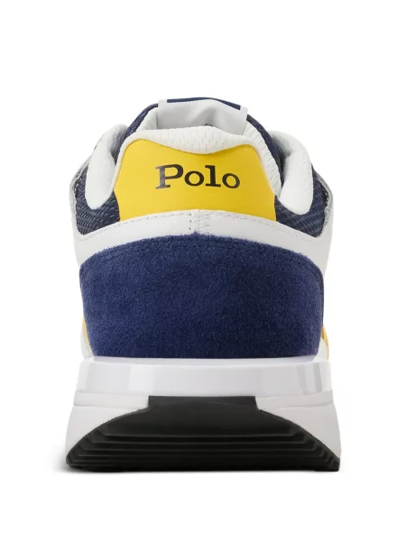 Ριγέ δερμάτινος κάλτσες Polo Ralph Lauren με κορδόνι μαύρο
