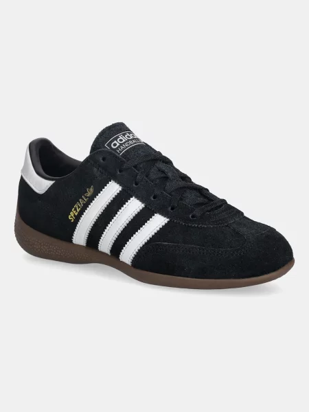 Adidas Originals sneakers din piele întoarsă Handball Spezial Lo Pro negru