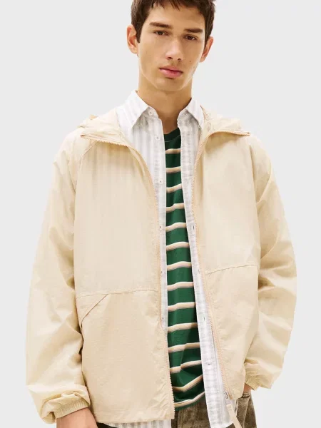 Джинсовая куртка Tommy Jeans бежевая