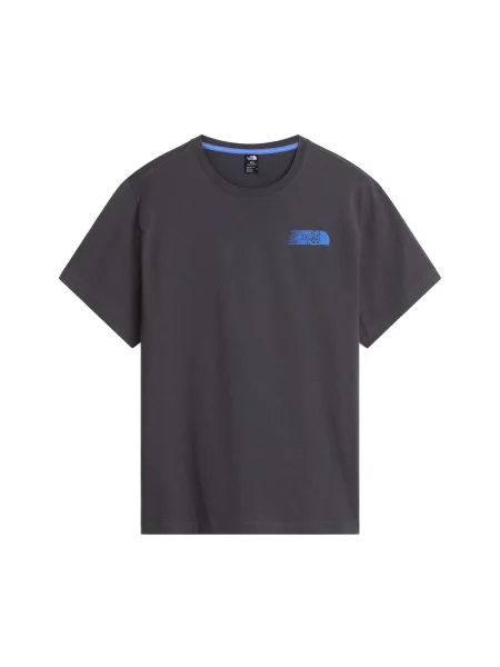 THE NORTH FACE Tricou Retro Trail ecru / albastru / grafit / roșu gri