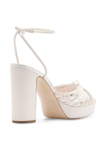 Sandale Loeffler Randall cu platformă alb