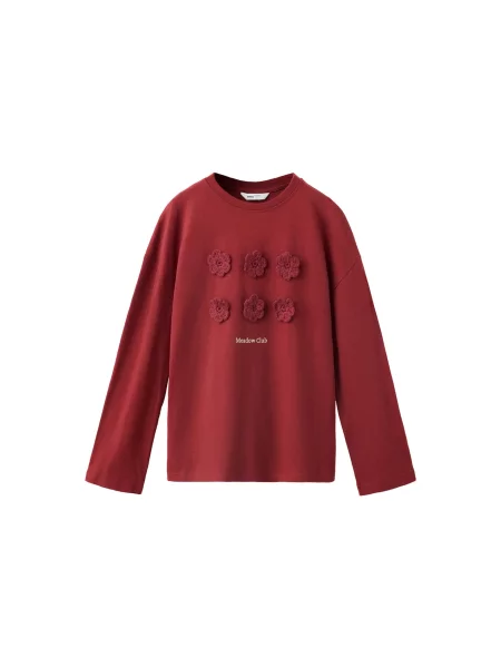 MANGO KIDS Tricou MEADOW' roșu