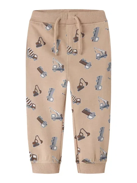 NAME IT Pantaloni VIMO kitt / safir / albastru deschis / maro alb