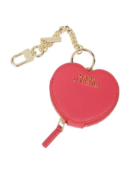 Torebka Marc Jacobs skórzana w serca czerwona