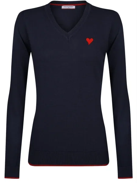 Felix Hardy Pulover mornarsko plava crvena