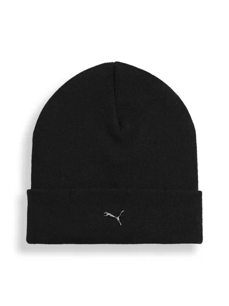 Głęboka czapka z metalowym logo PUMA CAT czarna