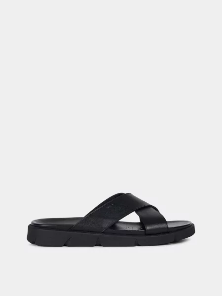 Geox Xand Шльопанці Замша чорний