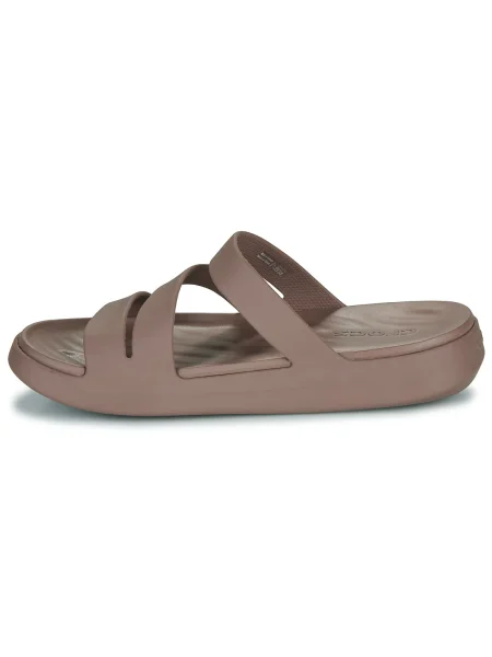 Pantofi Crocs cu bretele maro