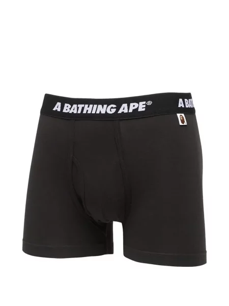 Bokserice A Bathing Ape® s autogramom crna