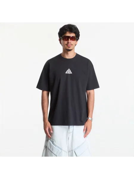 Tricou ACG Dri-FIT T-Shirt Black/ Lt Orewood Brn XS negru
