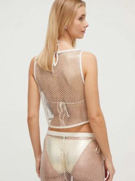 Cropp costum de baie Karl Lagerfeld bej