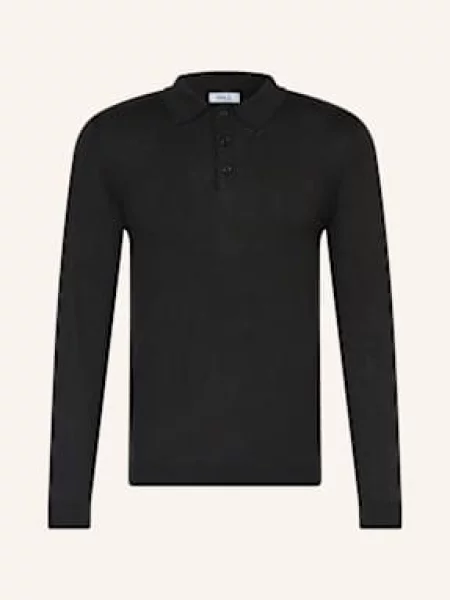 Paul Koszulka Polo Z Dzianiny schwarz czarne