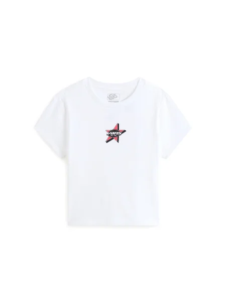 VANS Majica Starmarked živo rdeča / črna bela