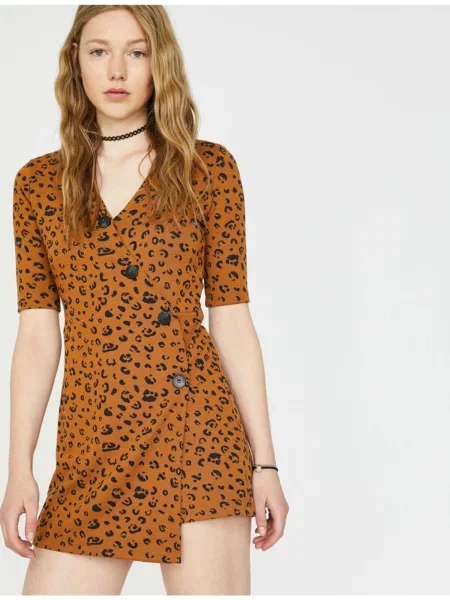 Kombinezon Koton z nadrukiem w panterkę