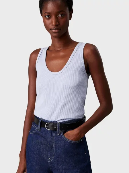 Топ Calvin Klein з модала блакитний