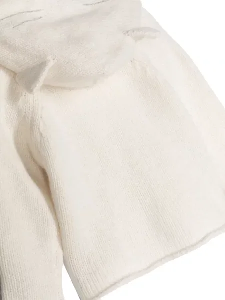 Sweter dziecięcy Teddy & Minou biały