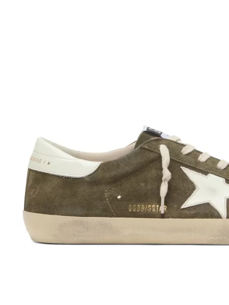 Szarvasbőr sneaker Golden Goose fehér
