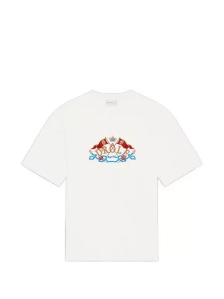 Tricou Drole De Monsieur alb