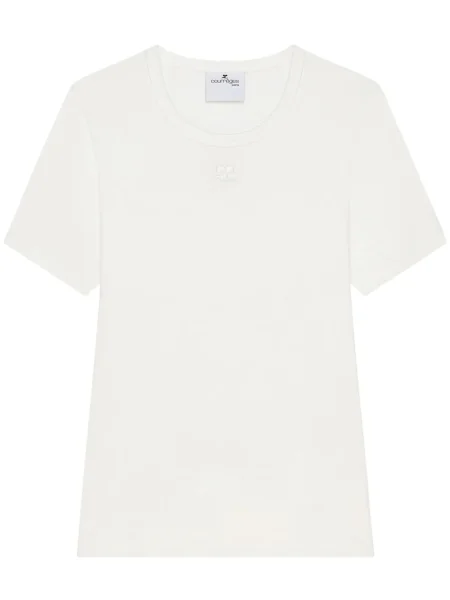 Tricou Courreges alb
