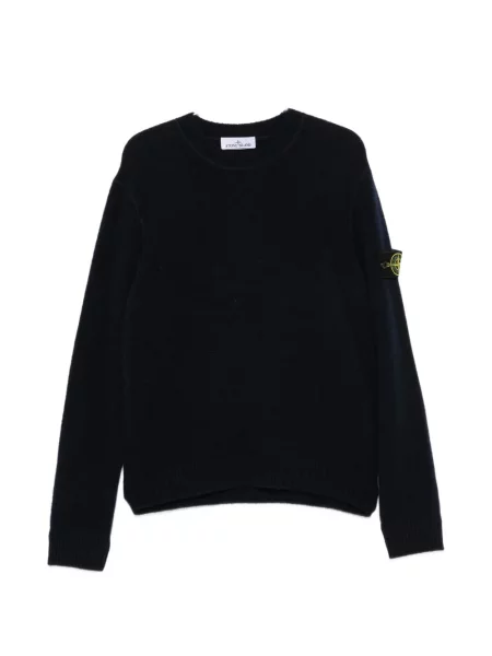 Pulover Stone Island cu strasuri albastru