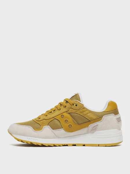 Замшевые кроссовки Saucony желтые