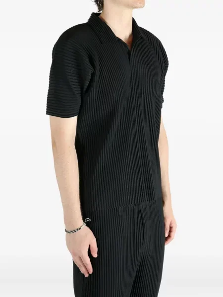 Πλισέ μπλούζα Homme Plissé Issey Miyake μαύρο