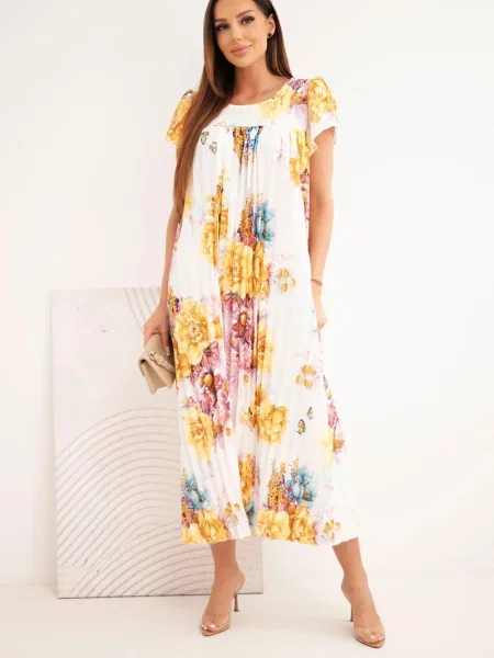 Rochie mini Kesi Włoski cu model floral