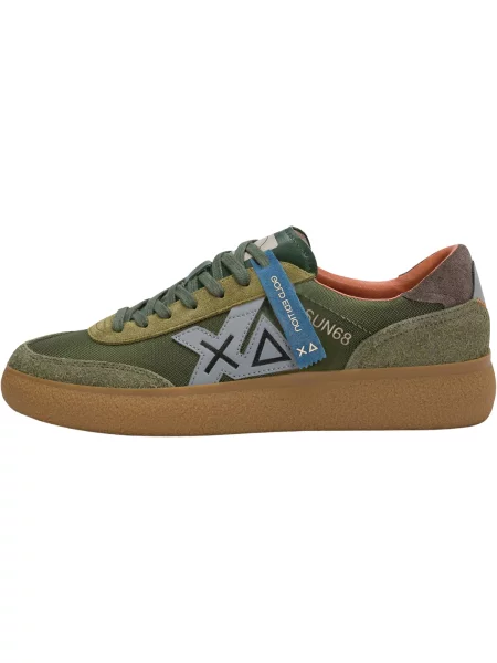 Pantofi Sun68 verde