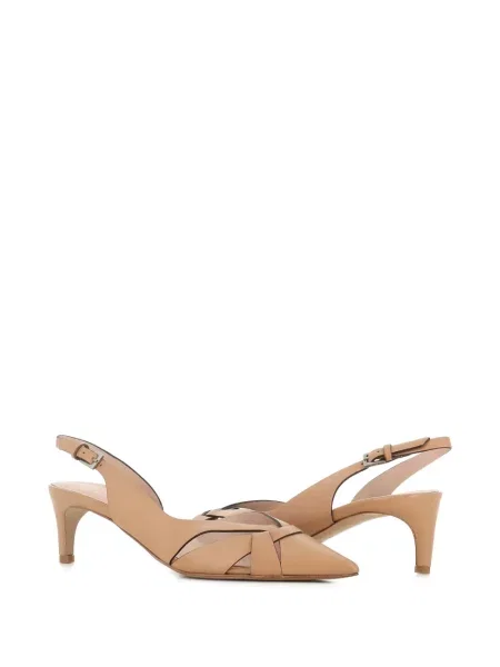Pantofi cu toc Del Carlo din piele slingback