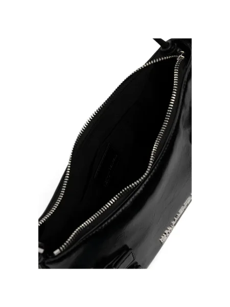 Geantă Karl Lagerfeld Jeans cu cataramă negru