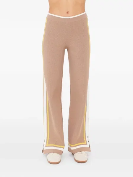 Pantaloni The Upside cu dungi alergare