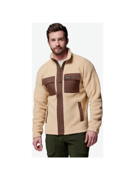 Polar Columbia Juniper Peak Full Zip brązowy M beżowy