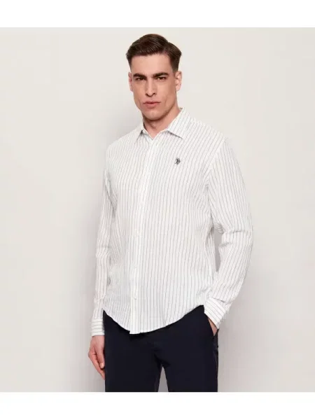 US Polo ASSN Cămașă alb